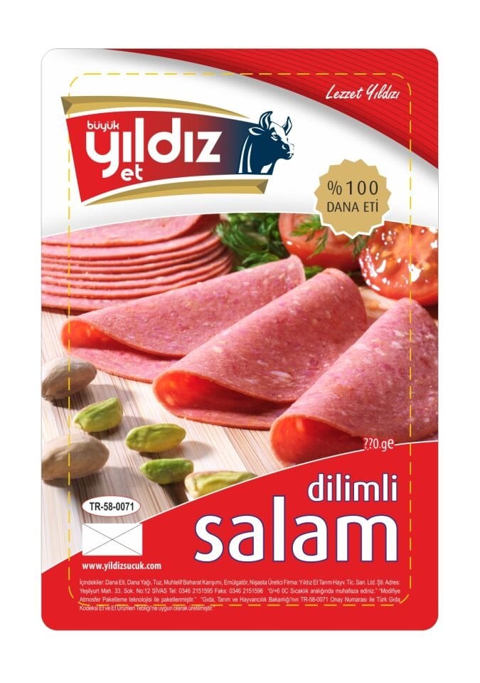 Yıldız Et Dana Salam 750 G