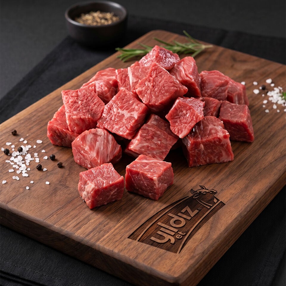 Yıldız Et Dana Kuşbaşı Az Yağlı 2 KG